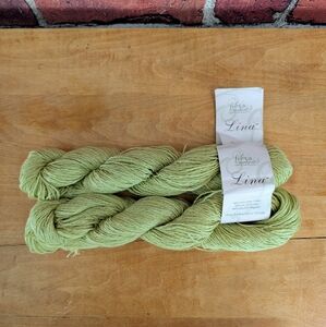 Fibra Natura Lina Yarn, Color #103, Citrus, 2 Hanks